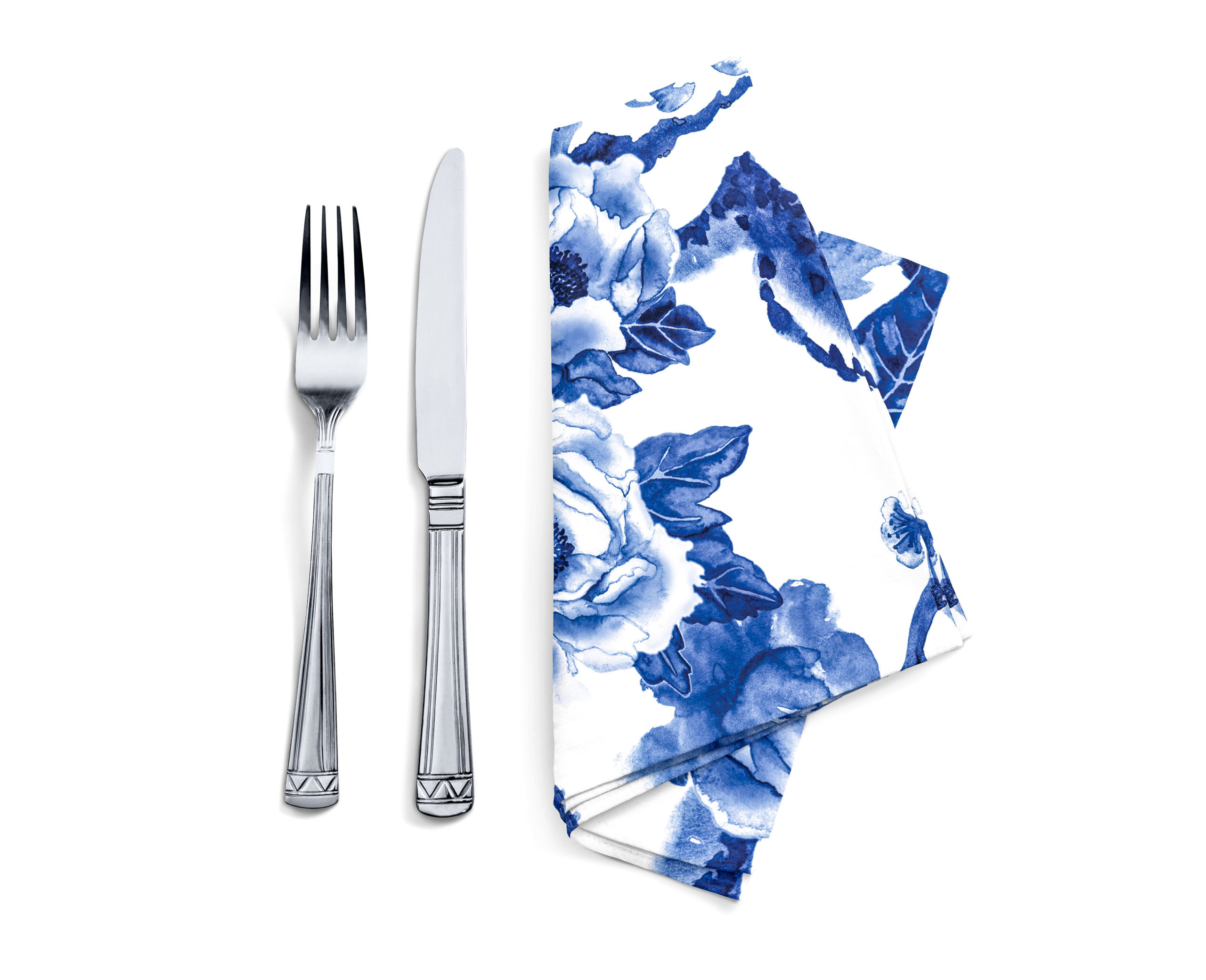 Blue_delft_napkin Napkins - Blue Delft (Mock Linen) - Image 1