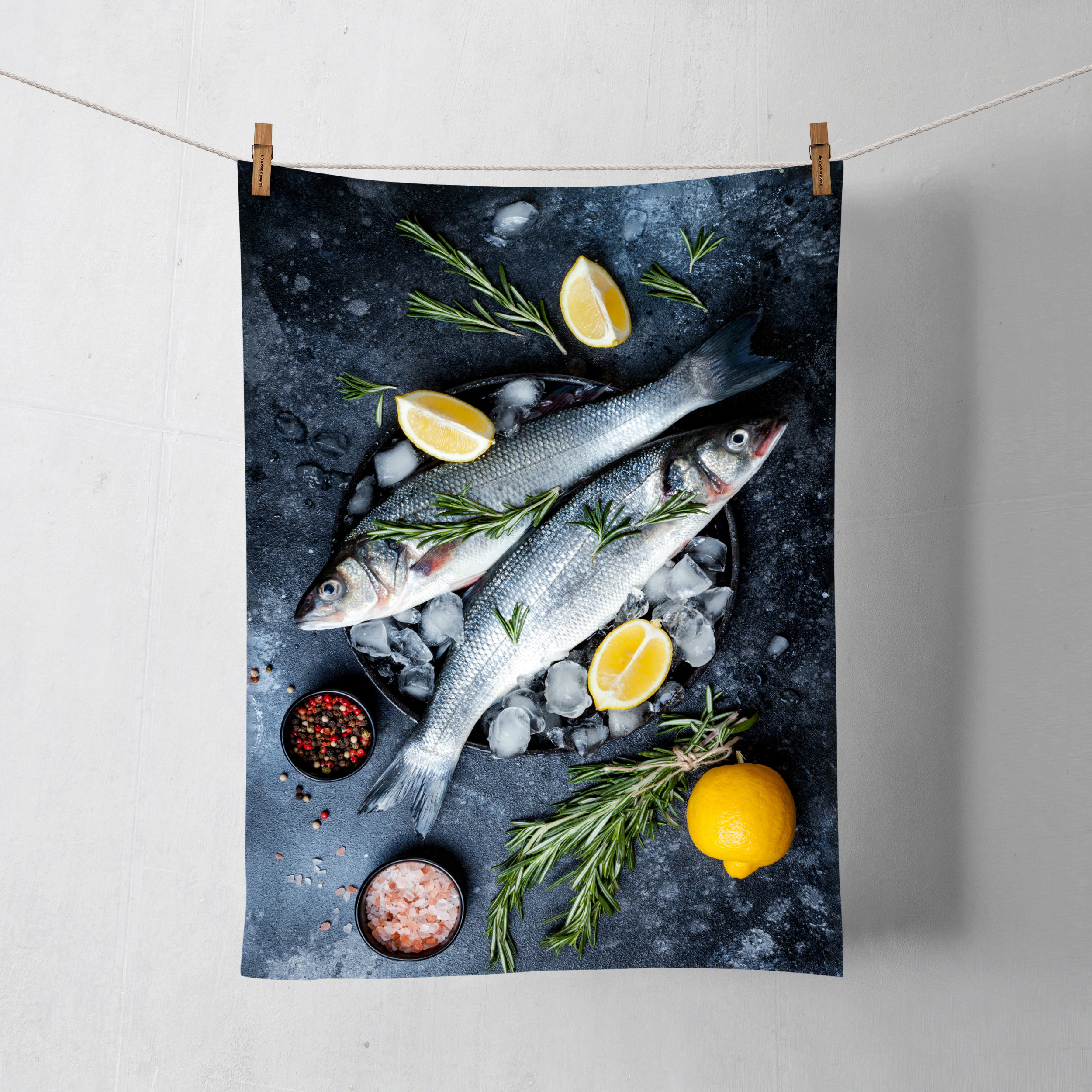 Food Towel - Fish2
