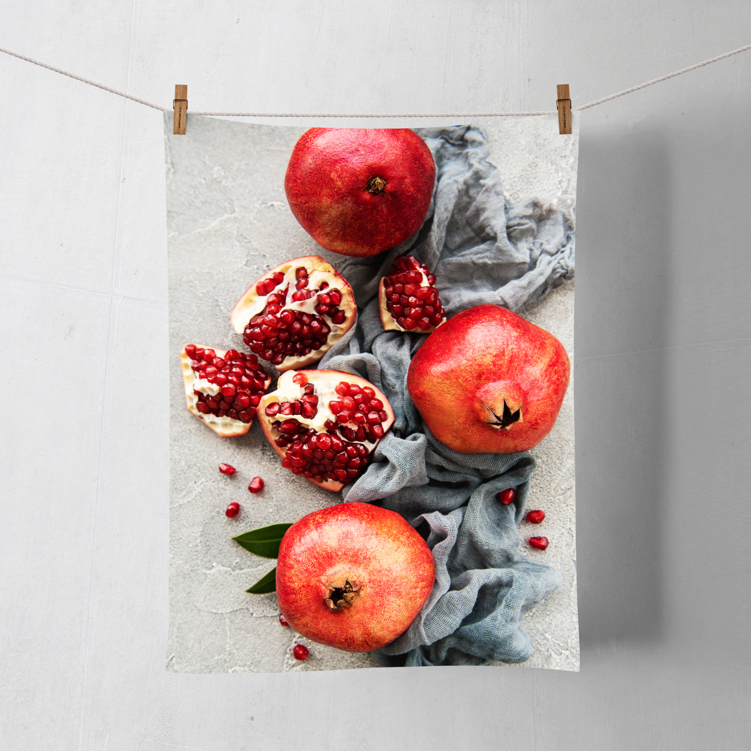 Food Towel - pomegranate