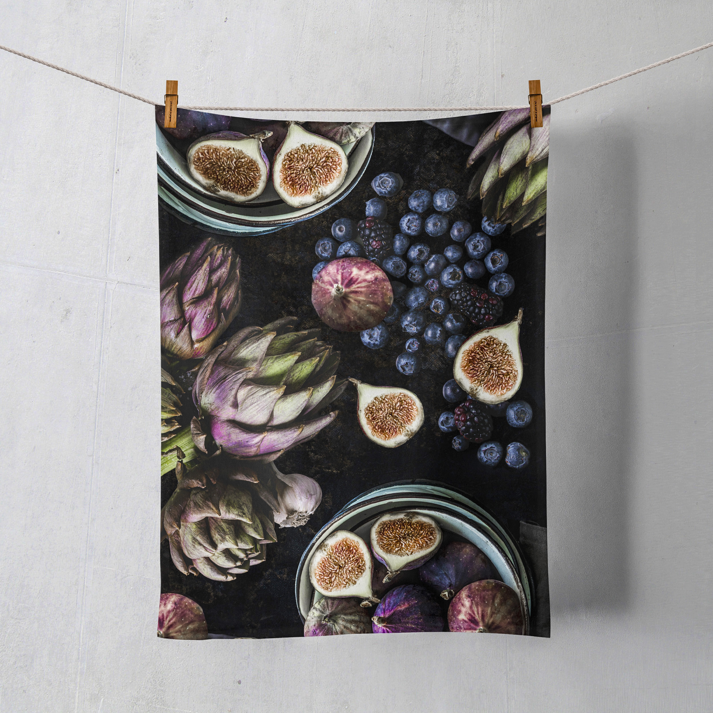 _FoodTowel_black fig