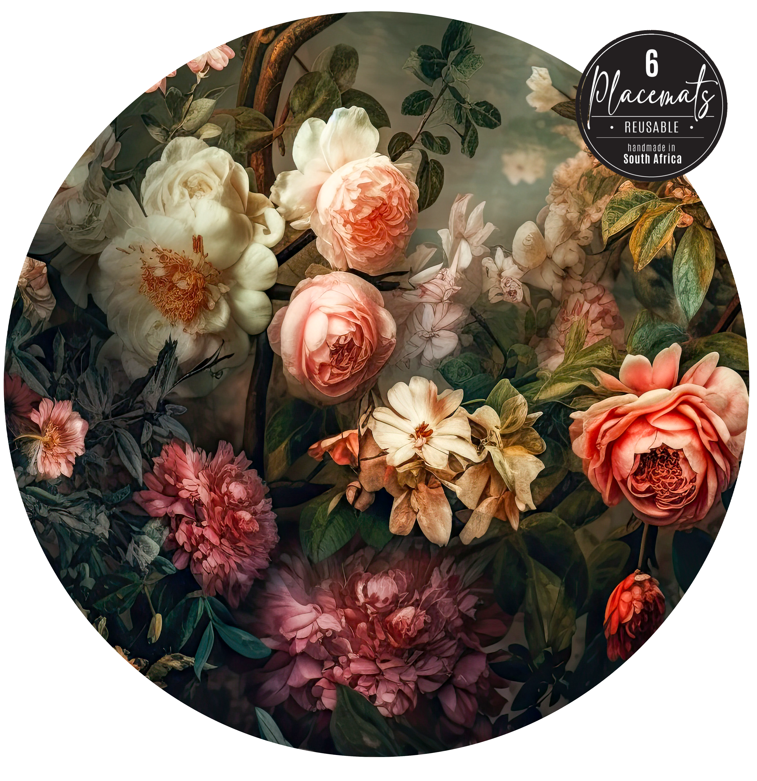 Placemats_Round_floral_5