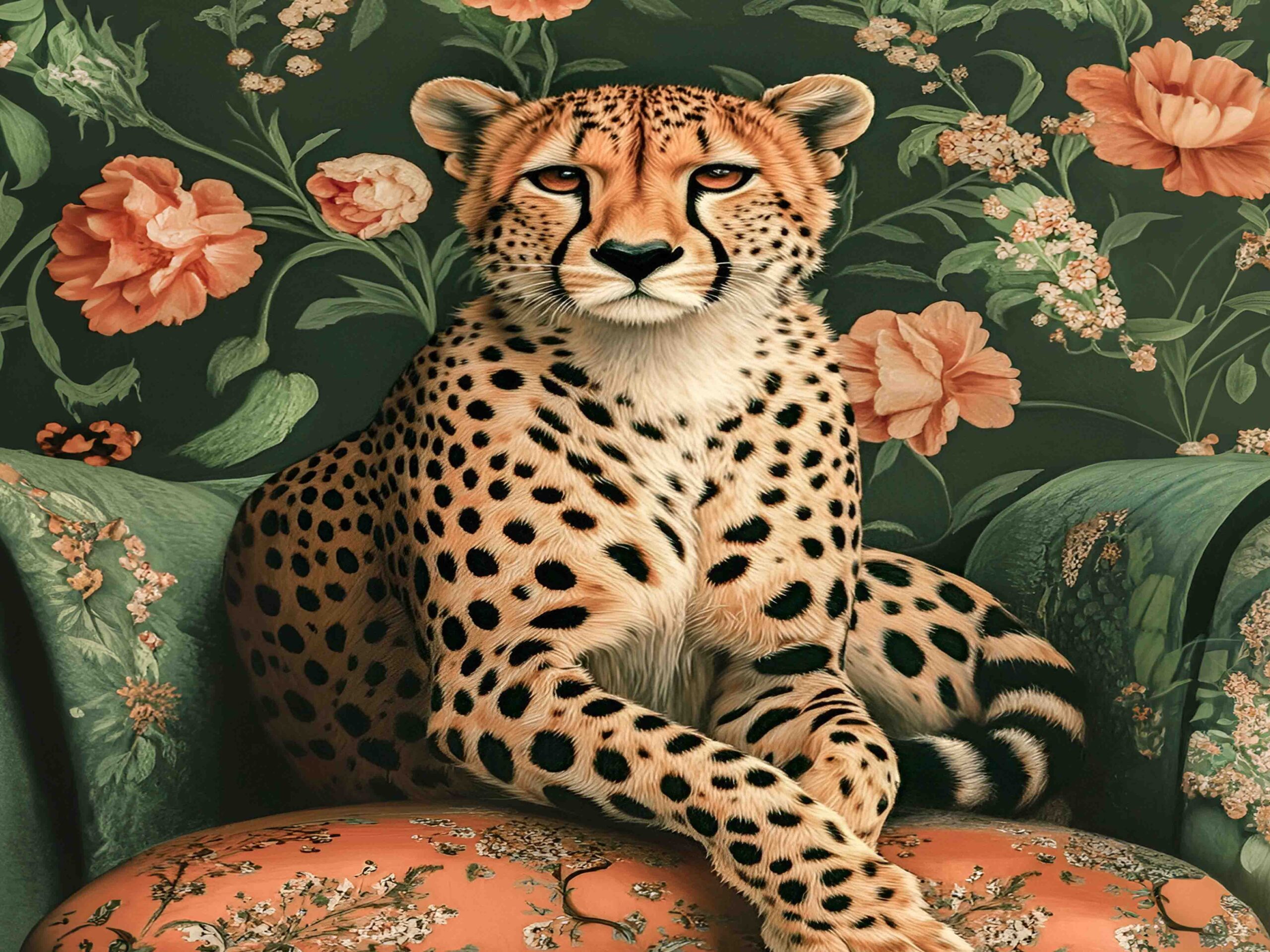 Placemat_Leopard Green1