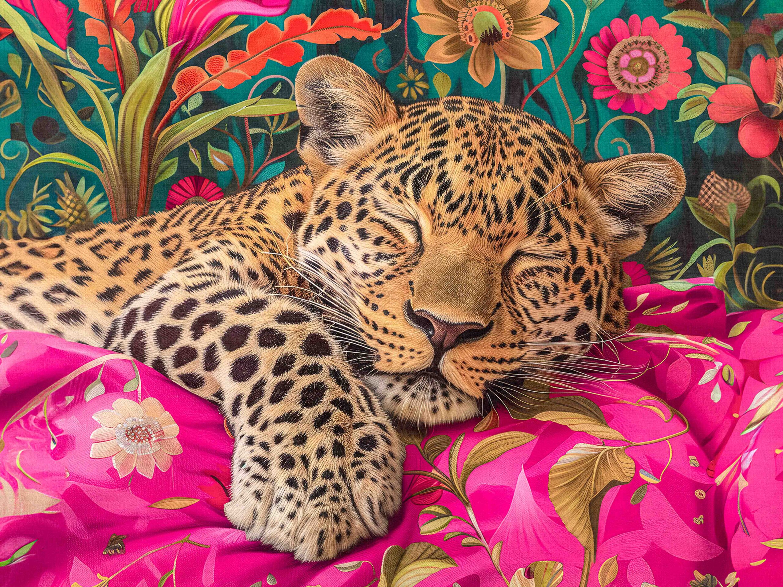 Placemat_Leopard Pillow Pink2