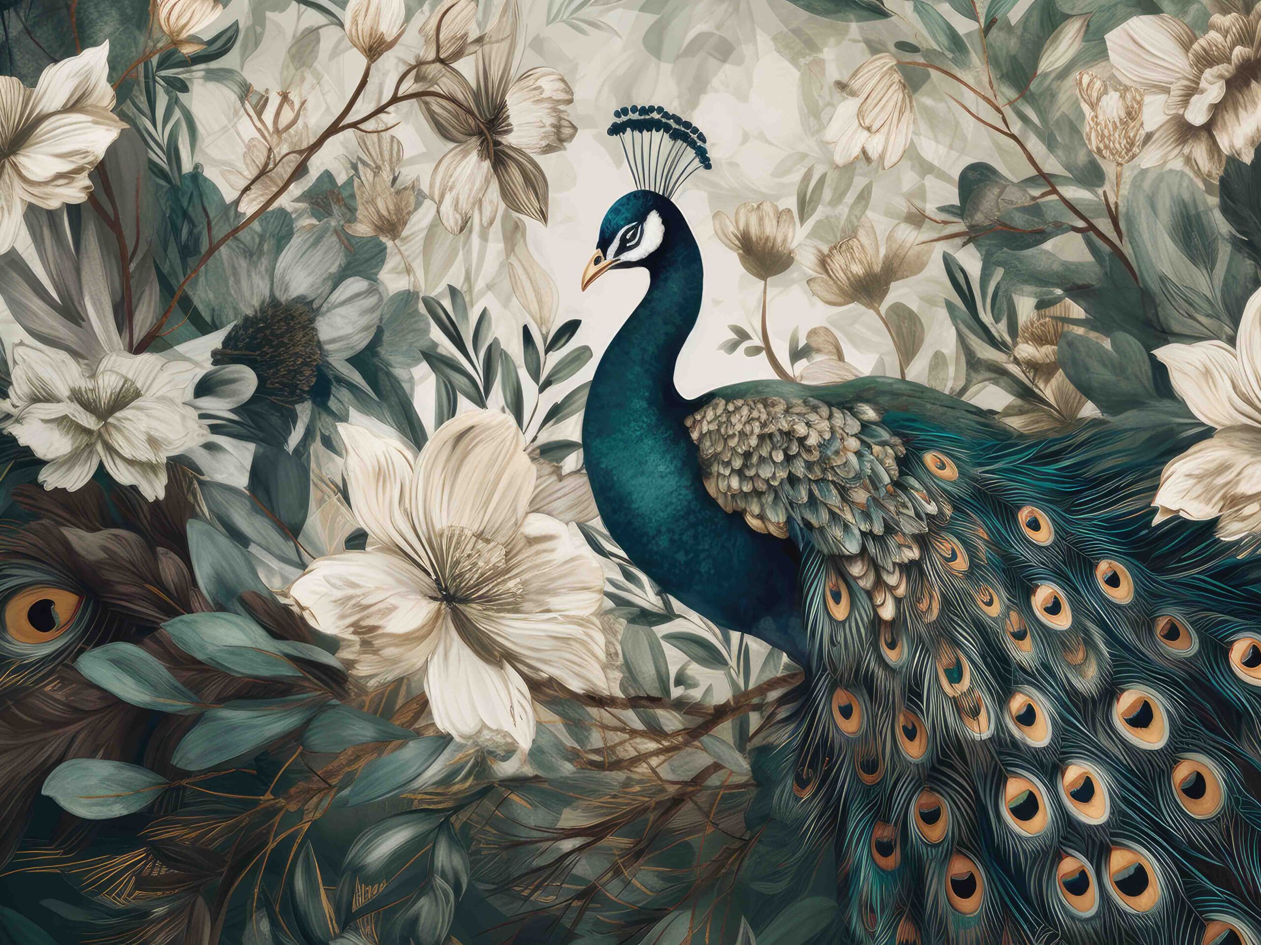 Placemat_Peacock _stone