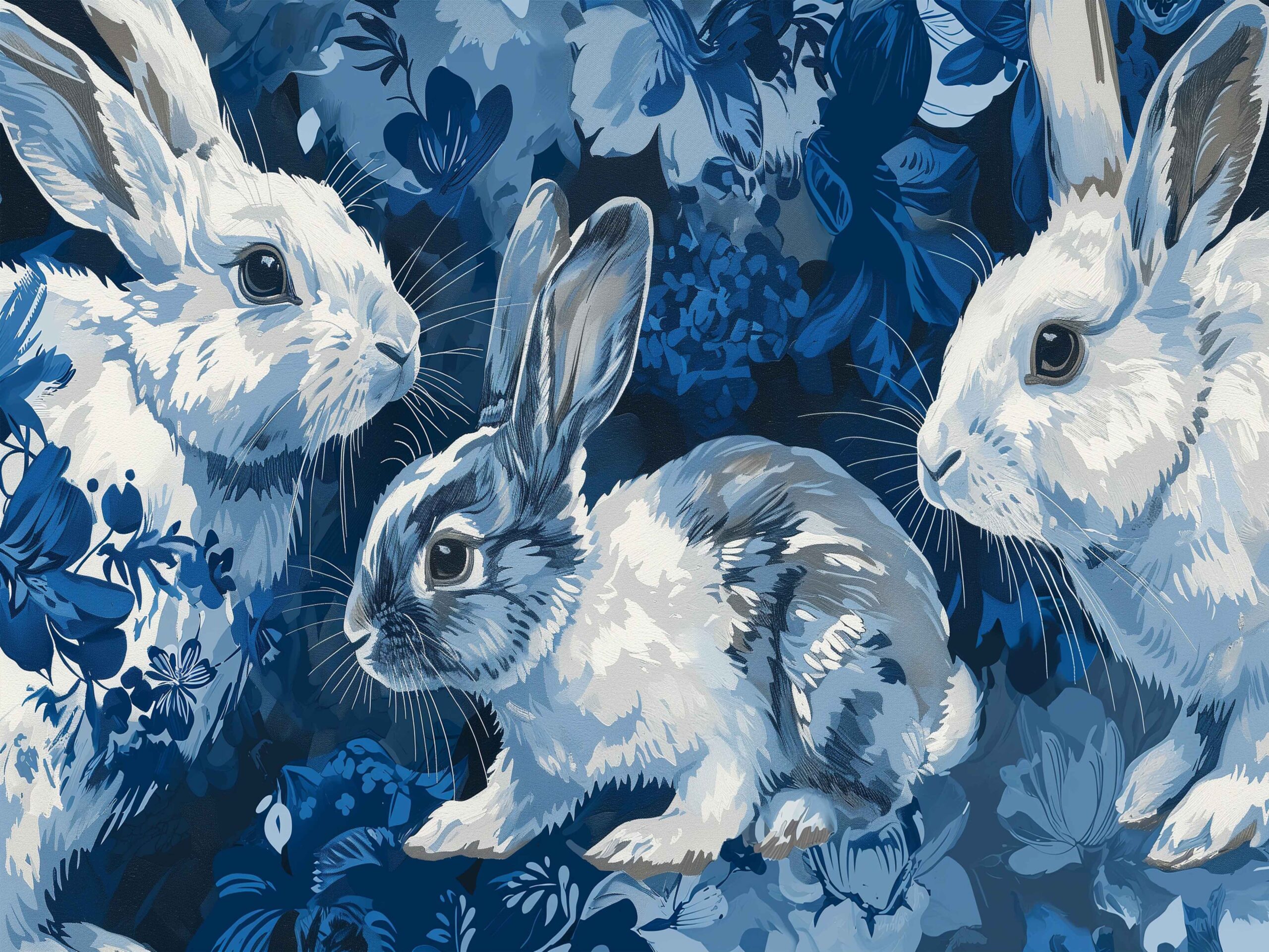 Placemat_Rabbit_Blues