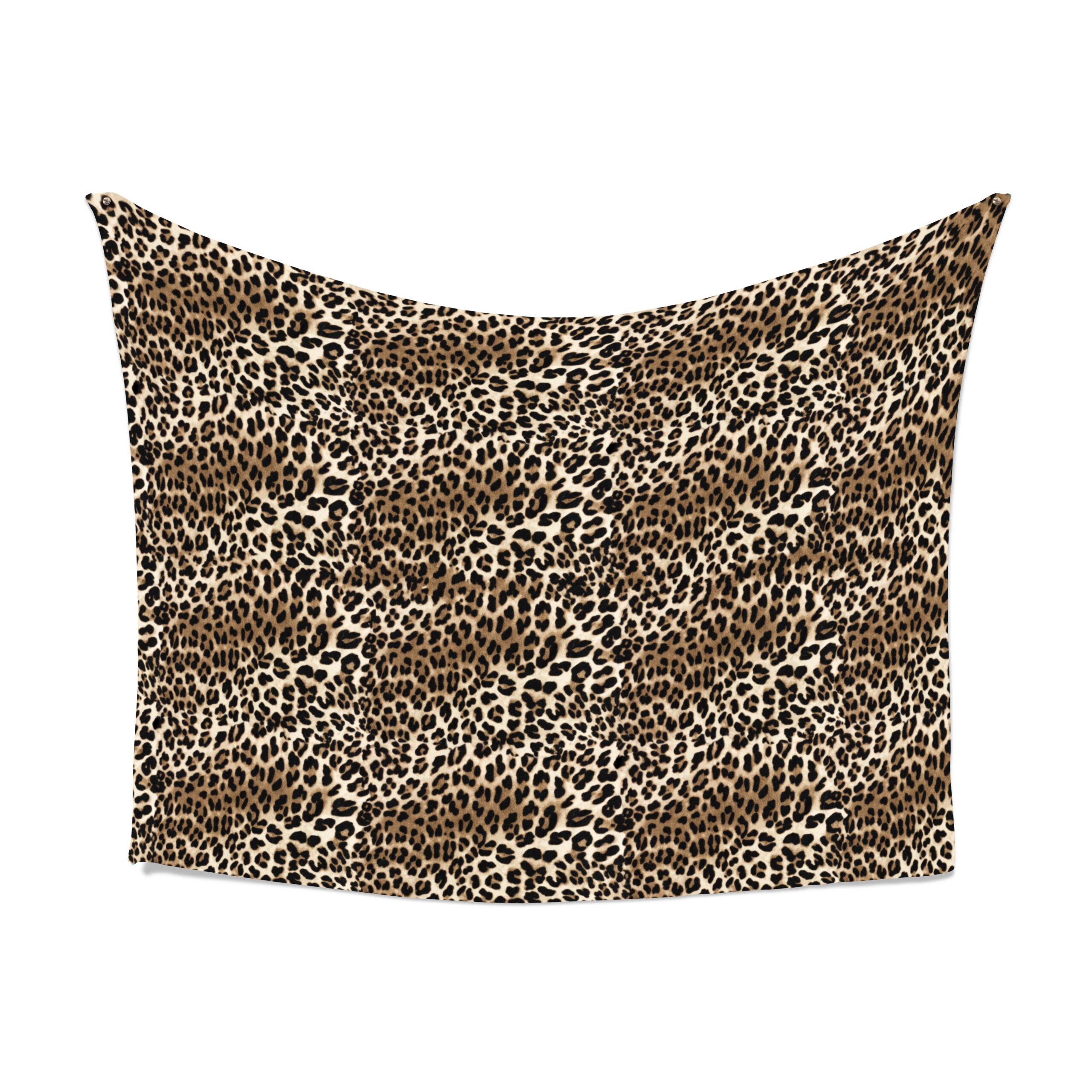 __Blanket_8 Fleece Blanket - Animal skin Leopard - Image 1