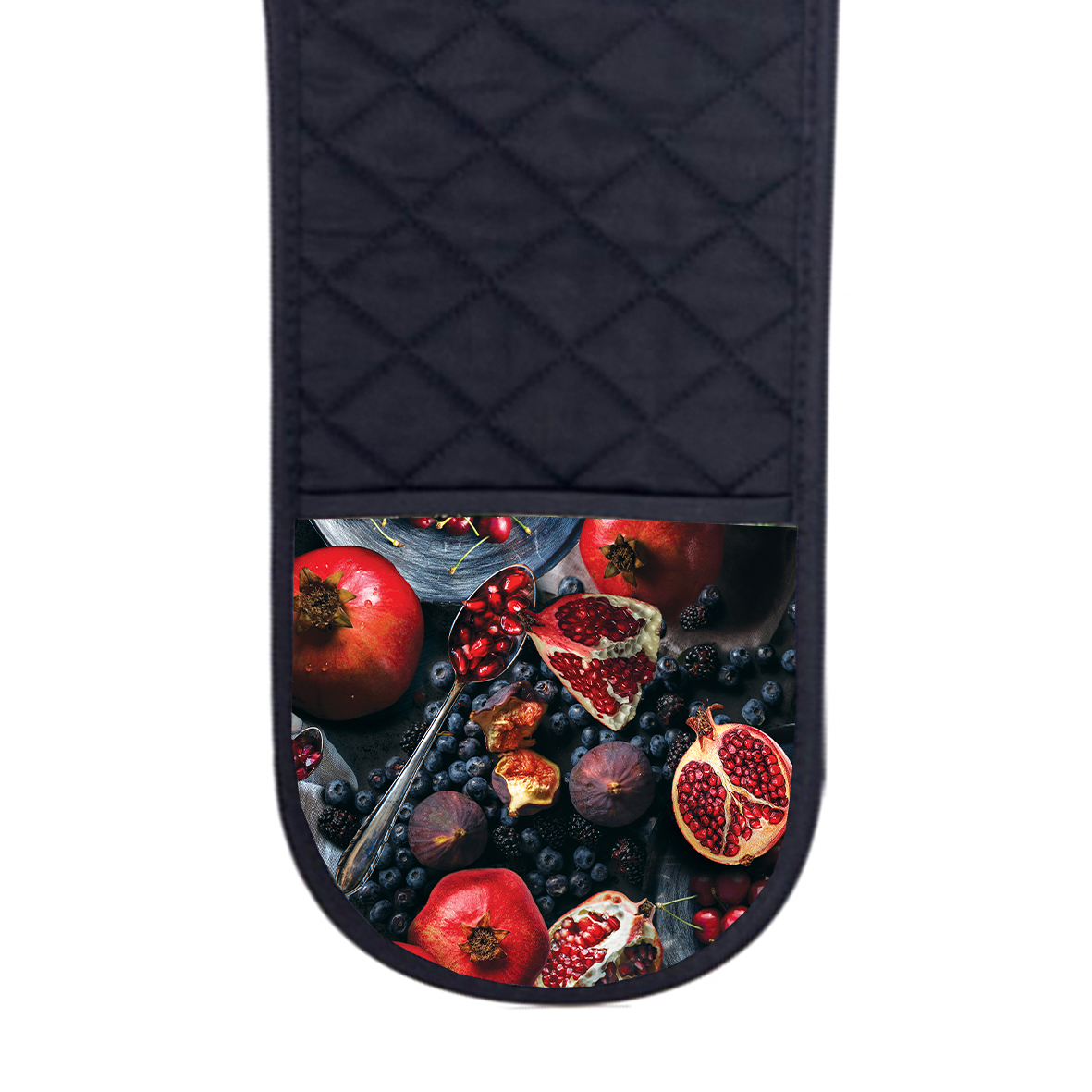 _Oven Glove14-1 Chef's Double Oven Glove - Pomegranate - Image 1