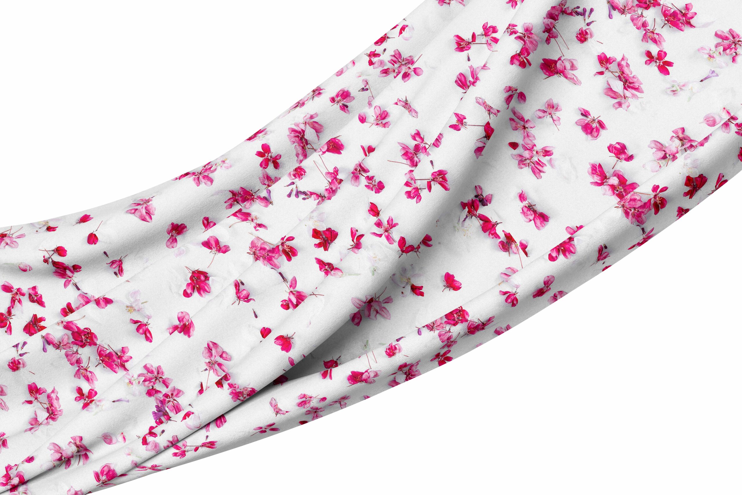 30Floating Fabric Mockup (16FFv.6) by Creatsy 2 Tablecloth - Pink Petals - Image 1
