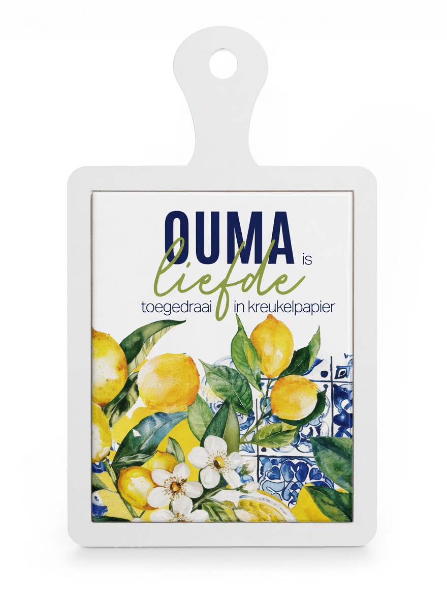 KLWCj Cutting Board / Platter Large - Ouma is liefde - Image 1