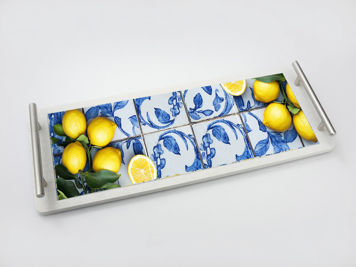 TILE PLATTER 2A Platter Tray - Amalfi Club Med - Image 1