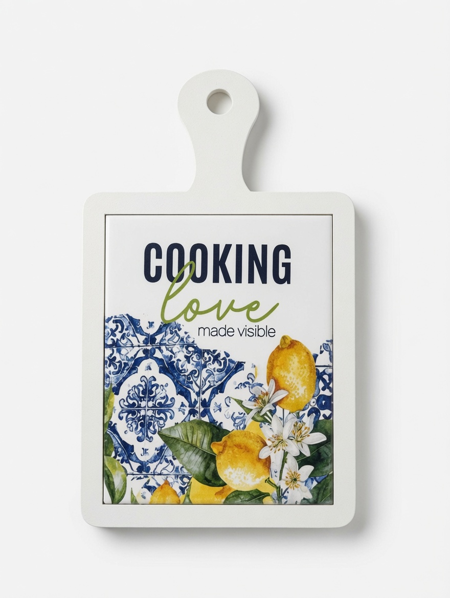 WLHYT Cutting Board / Platter Large - Cooking is Love - Image 1