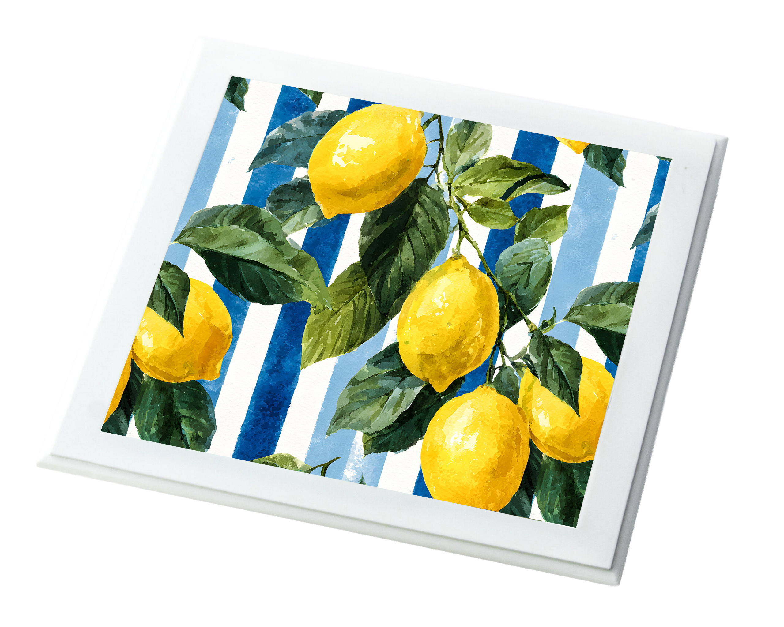 ___potstand3A Pot stand - Amalfi Lemon Stripes - Image 1