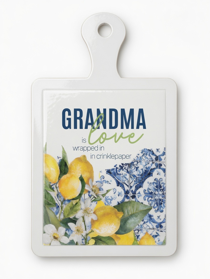 rjaoC Cutting Board / Platter Large - Grandma is Love - Image 1