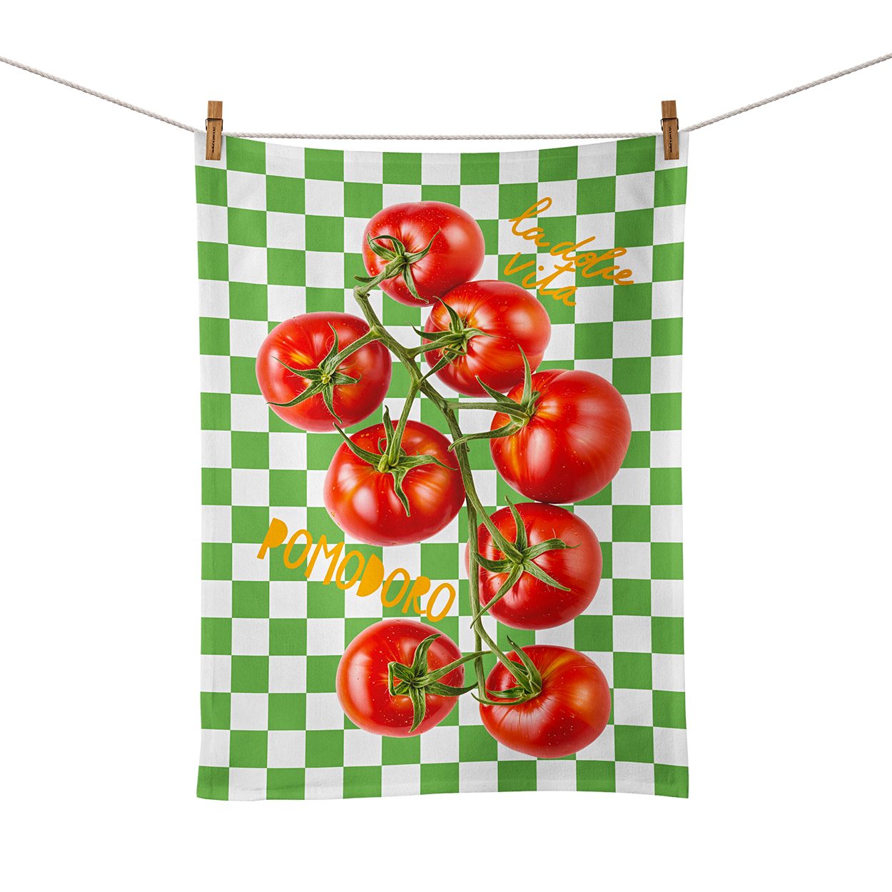 Foodtowel Tomato White10