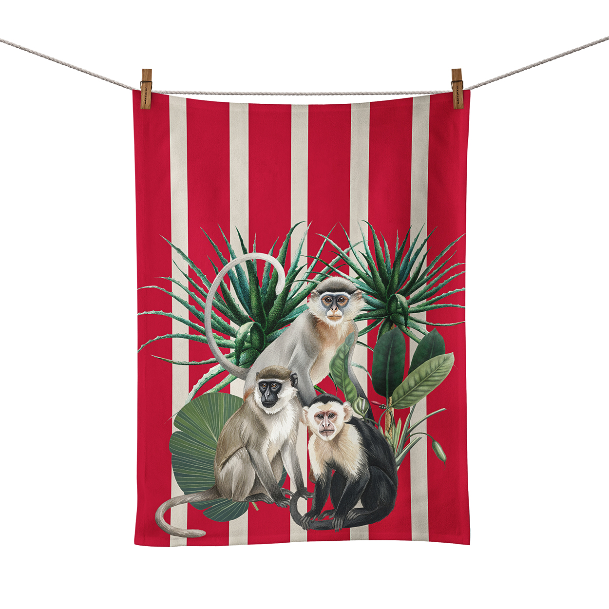 Foodtowel red monkey