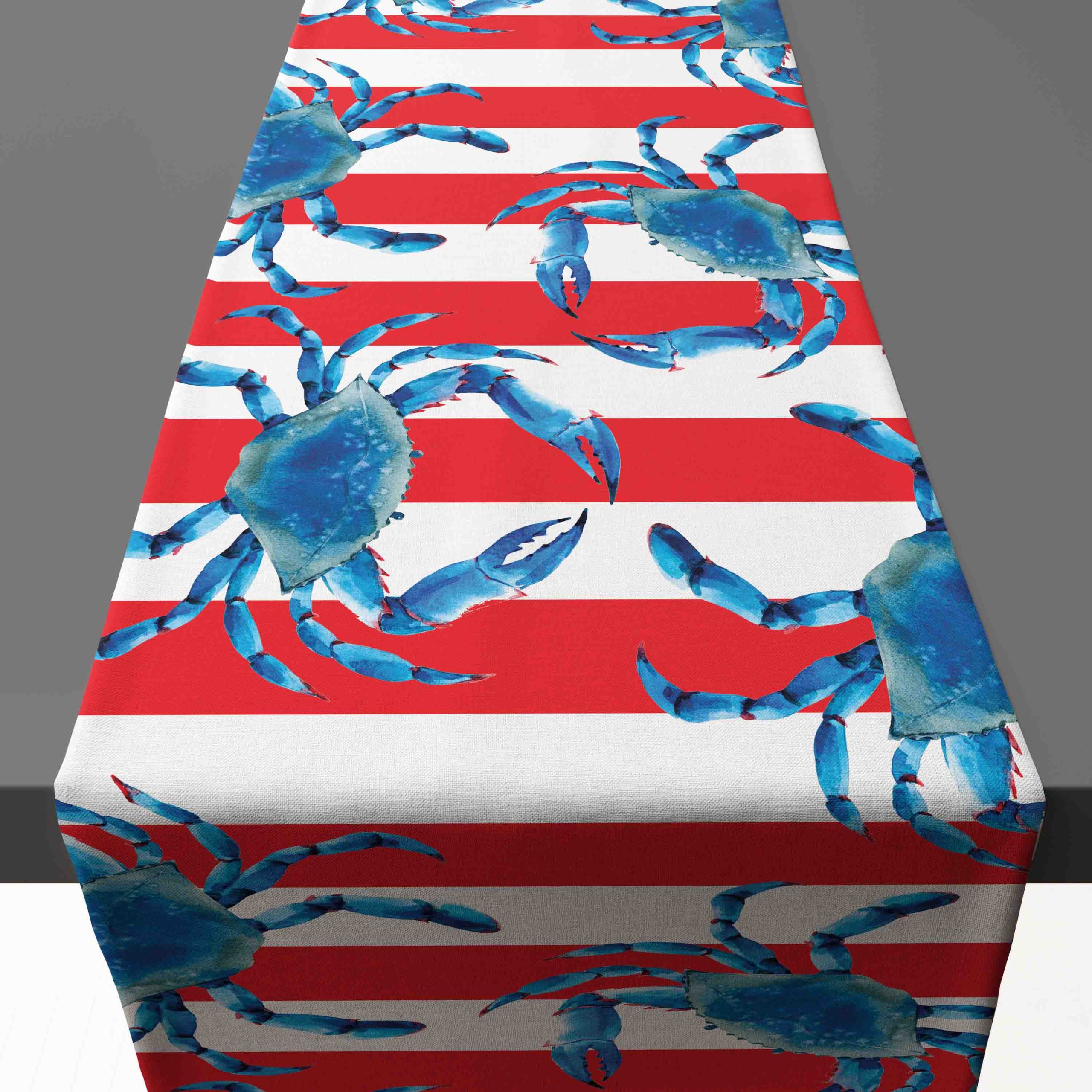 red stripe crabs