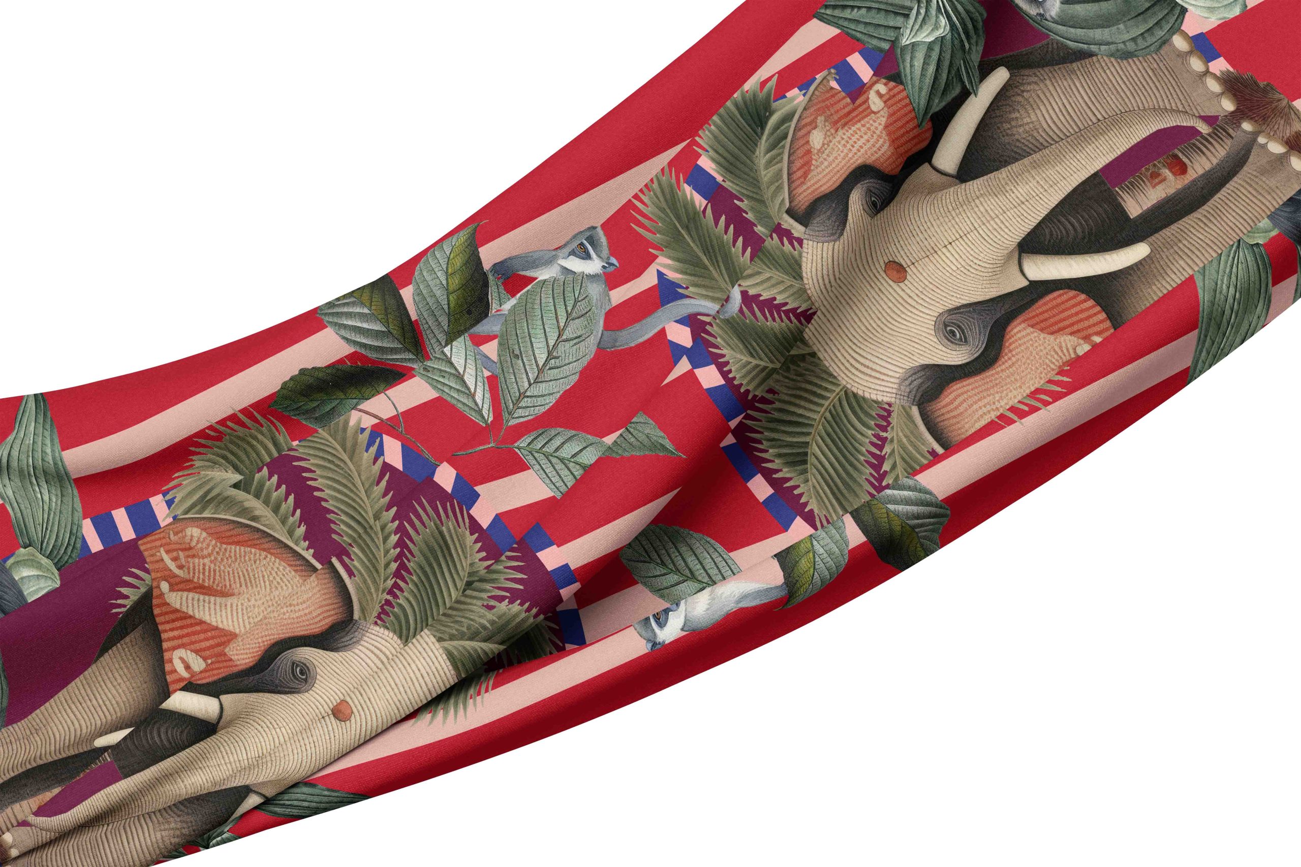 __tablecloth elephantMonkey