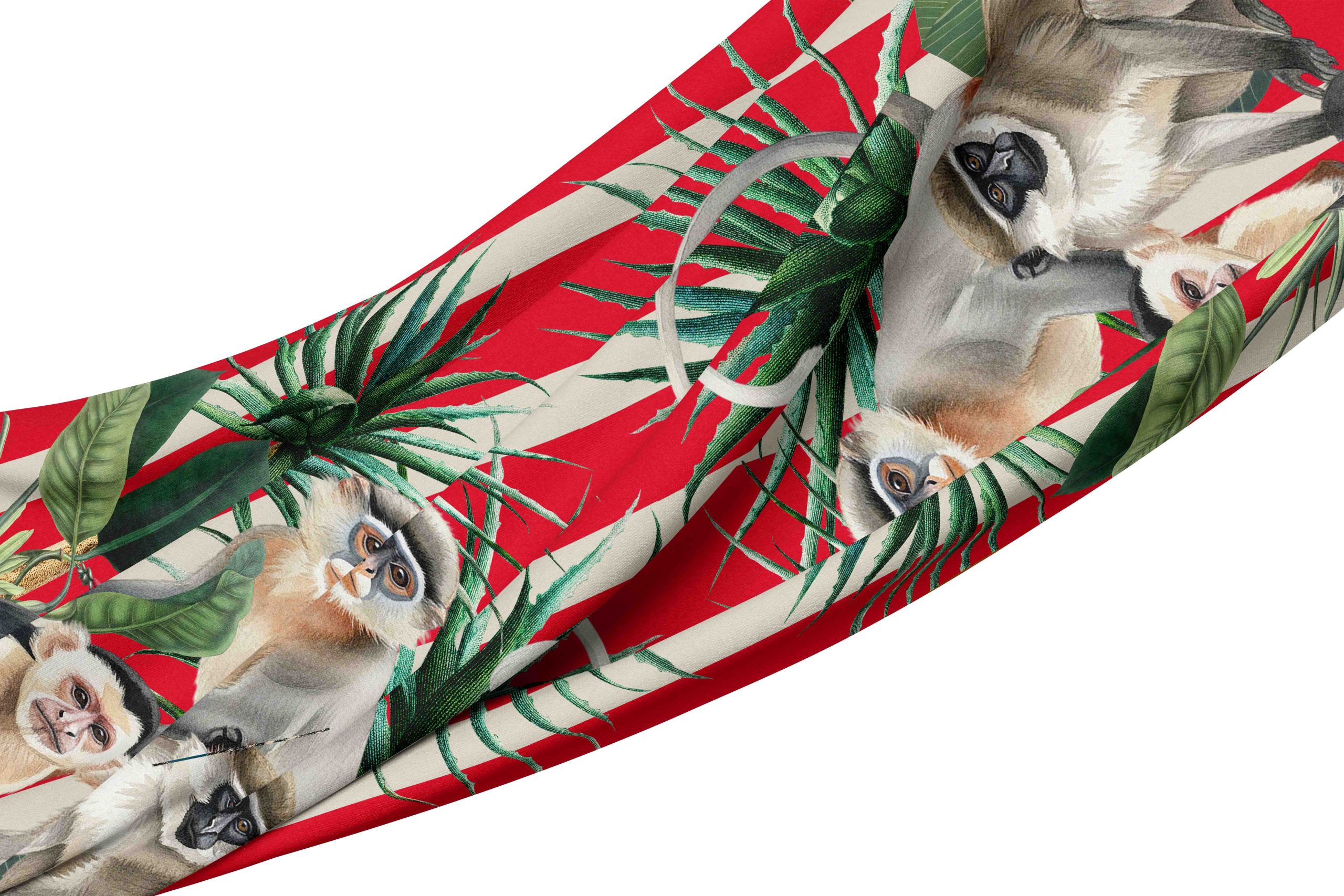 __tablecloth monkey red