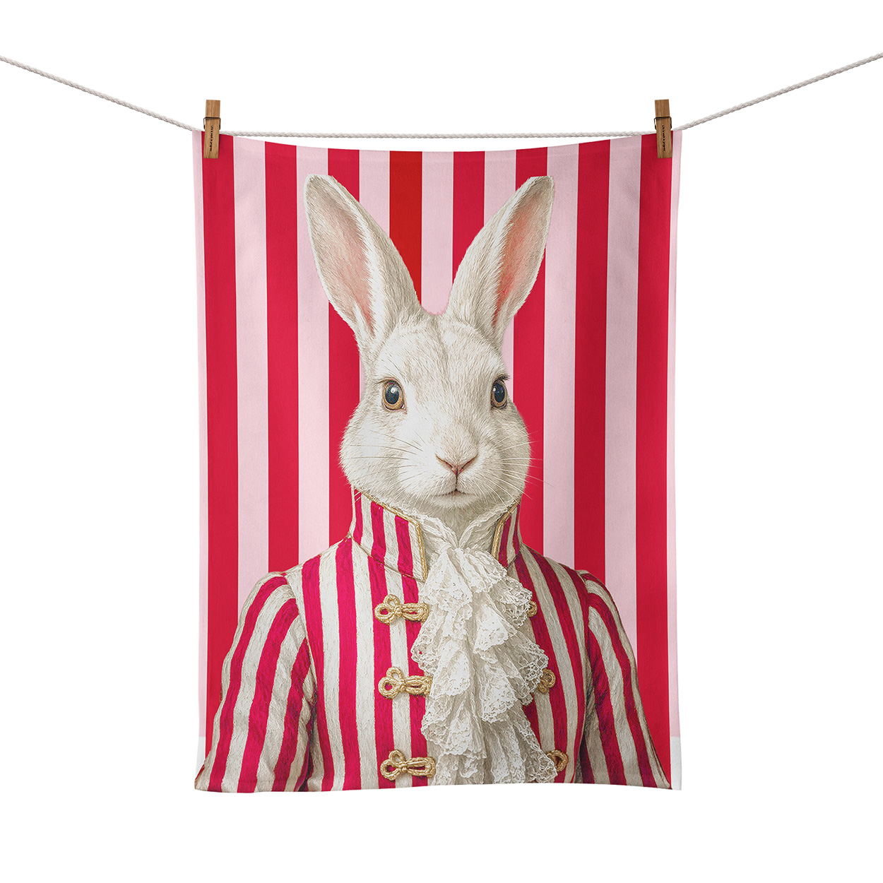Red Rabbit Foodtowel2 Food Towel - Haas Red Stripe Jacket - Image 1