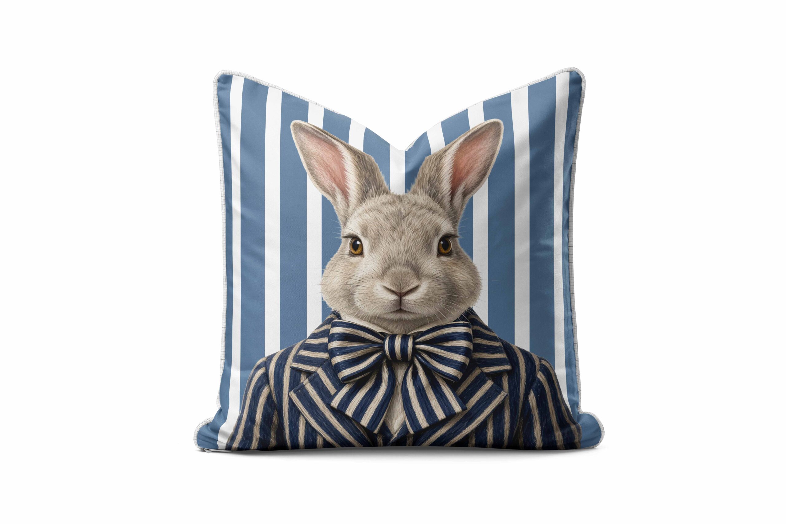 Scatter light Blue 4 A Scatter Cushion – Haas Blue White Stripe Jacket - Image 1